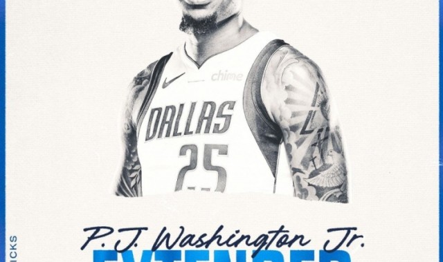 独行侠与PJ-华盛顿达成四年9000万美元提前续约协议