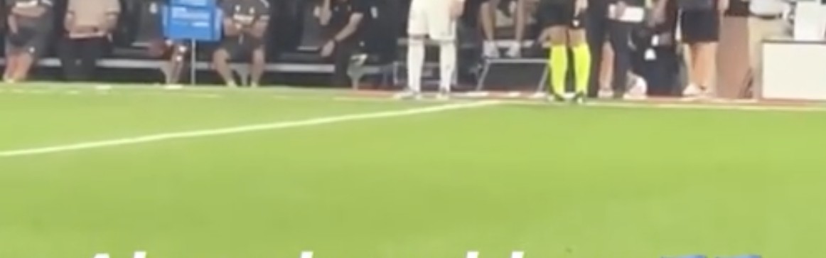 F1车手科拉平托现身伯纳乌，为马斯坦托诺皇马首秀送上祝福